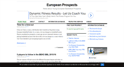 Desktop Screenshot of europeanprospects.com