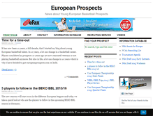 Tablet Screenshot of europeanprospects.com